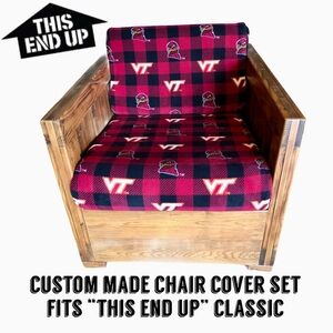 Virginia Tech Fans - THIS END UP Classic Machine Washable Hokie Slipcovers